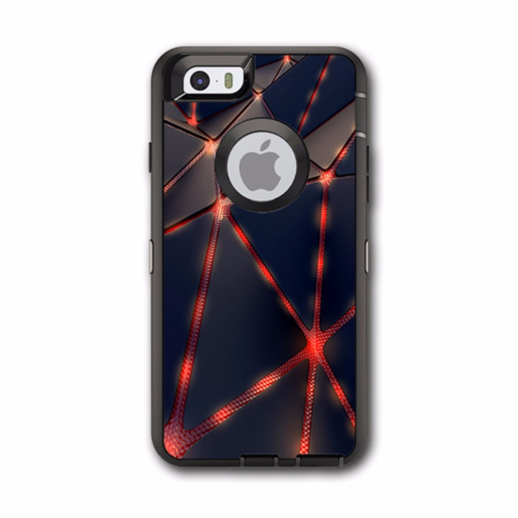  Retro Abstract Art Otterbox Defender iPhone 6 Skin