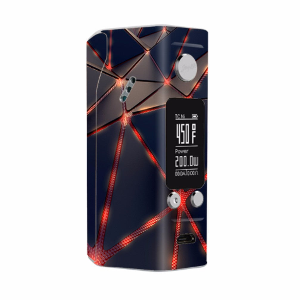  Retro Abstract Art Wismec Reuleaux RX200S Skin
