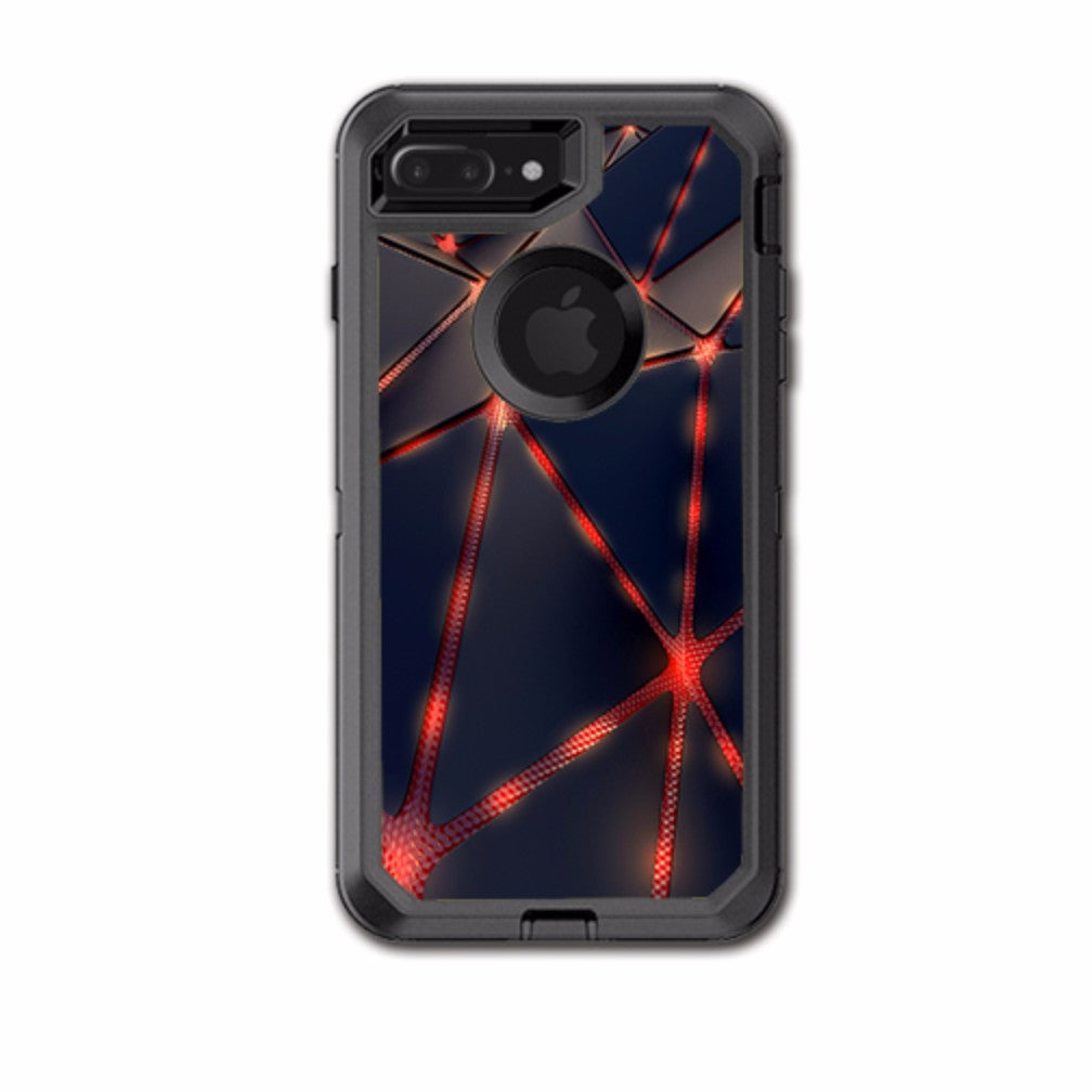  Retro Abstract Art Otterbox Defender iPhone 7+ Plus or iPhone 8+ Plus Skin