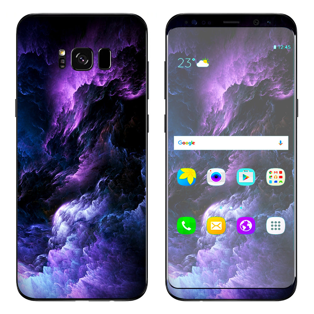  Purple Storm Clouds Samsung Galaxy S8 Plus Skin