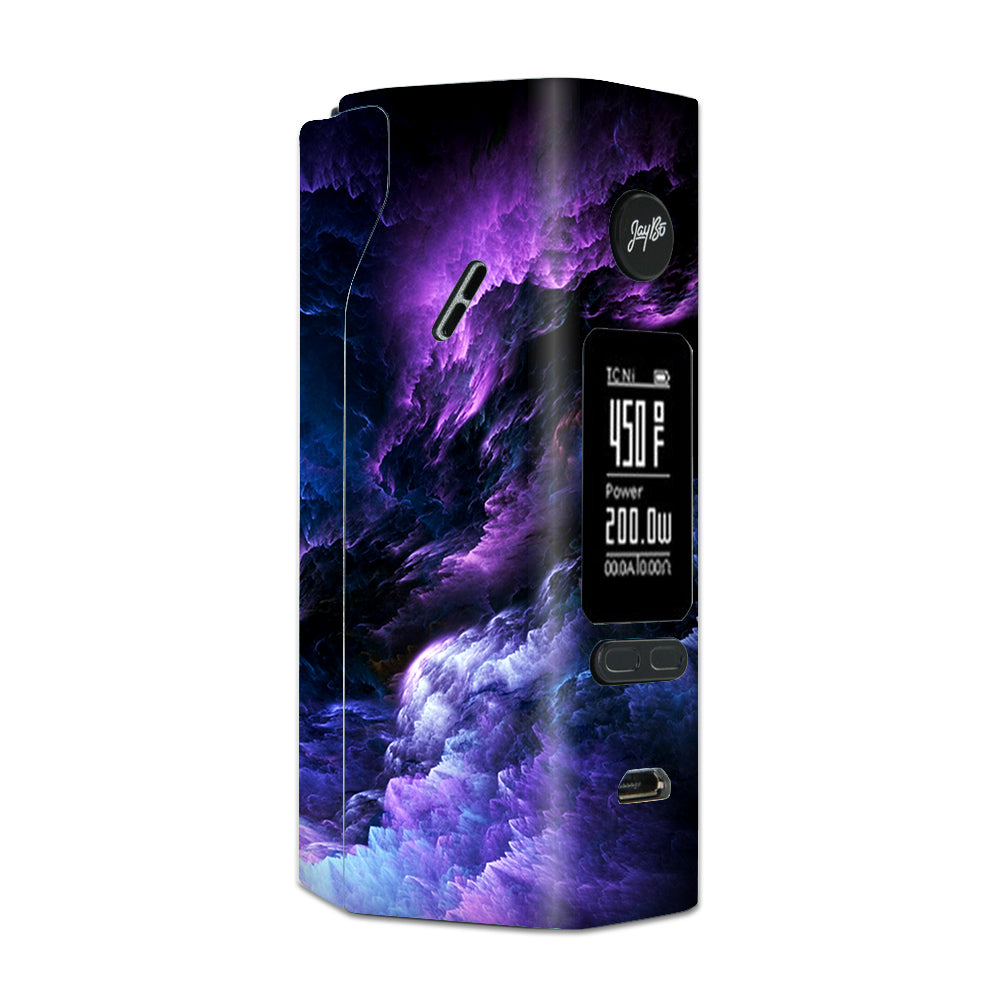  Purple Storm Clouds Wismec Reuleaux RX 2/3 combo kit Skin
