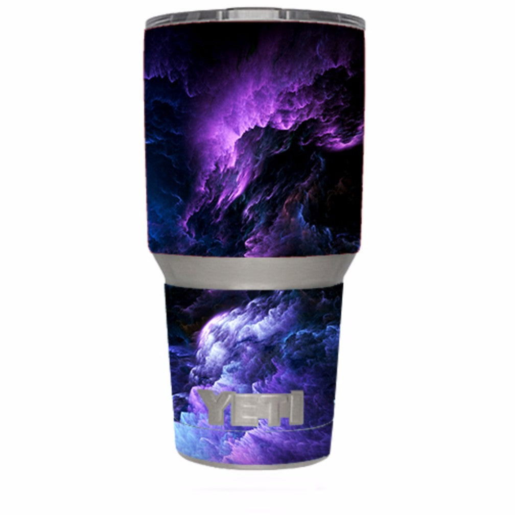  Purple Storm Clouds Yeti 30oz Rambler Tumbler Skin