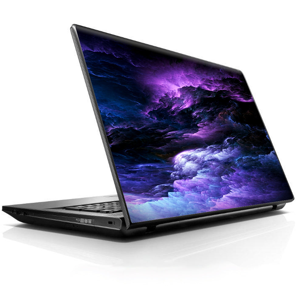  Purple Storm Clouds Universal 13 to 16 inch wide laptop Skin