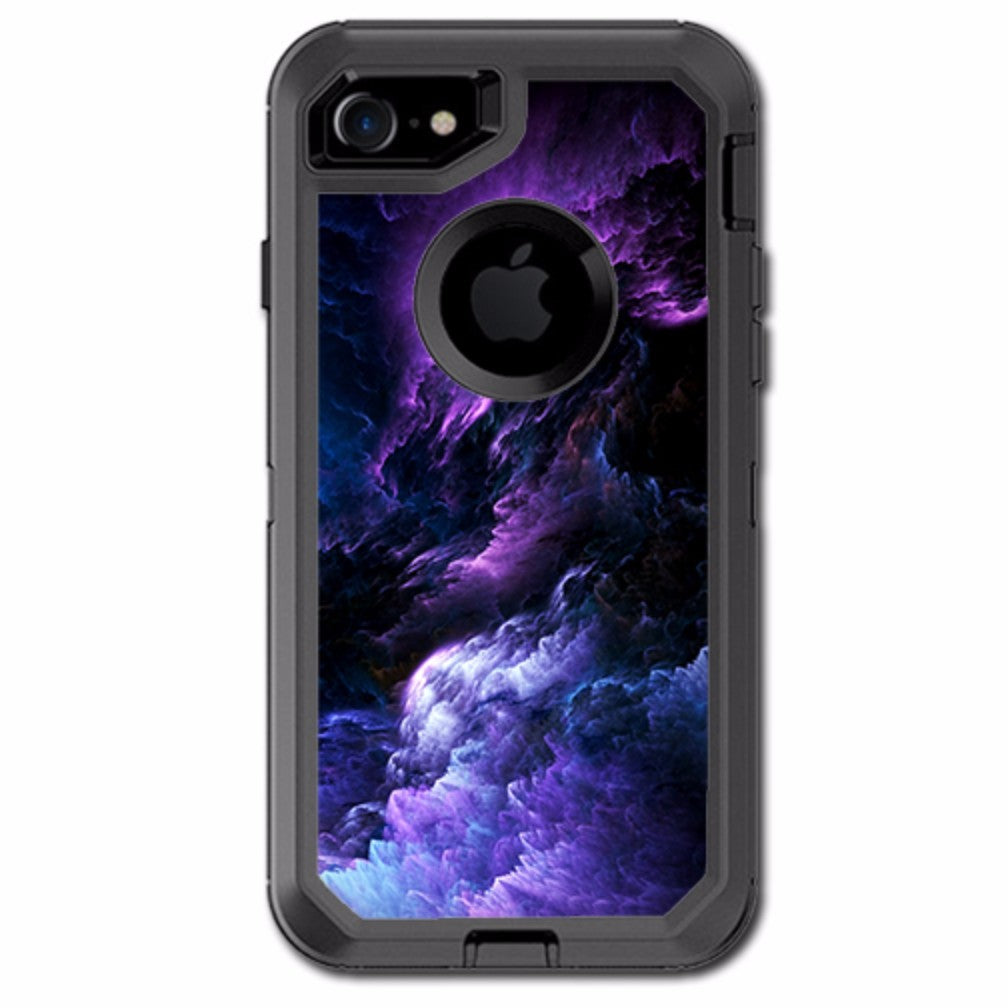  Purple Storm Clouds Otterbox Defender iPhone 7 or iPhone 8 Skin