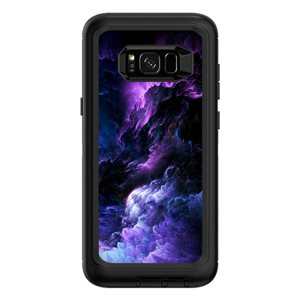  Purple Storm Clouds Otterbox Defender Samsung Galaxy S8 Plus Skin