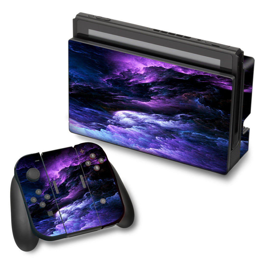  Purple Storm Clouds Nintendo Switch Skin