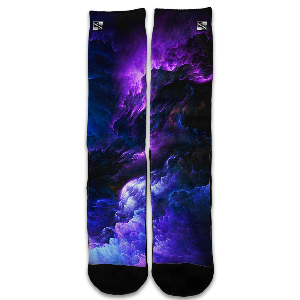  Purple Storm Clouds Universal Socks