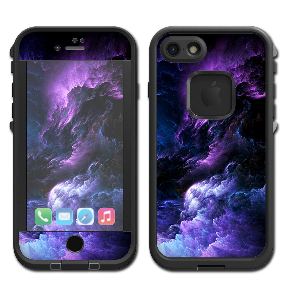  Purple Storm Clouds Lifeproof Fre iPhone 7 or iPhone 8 Skin