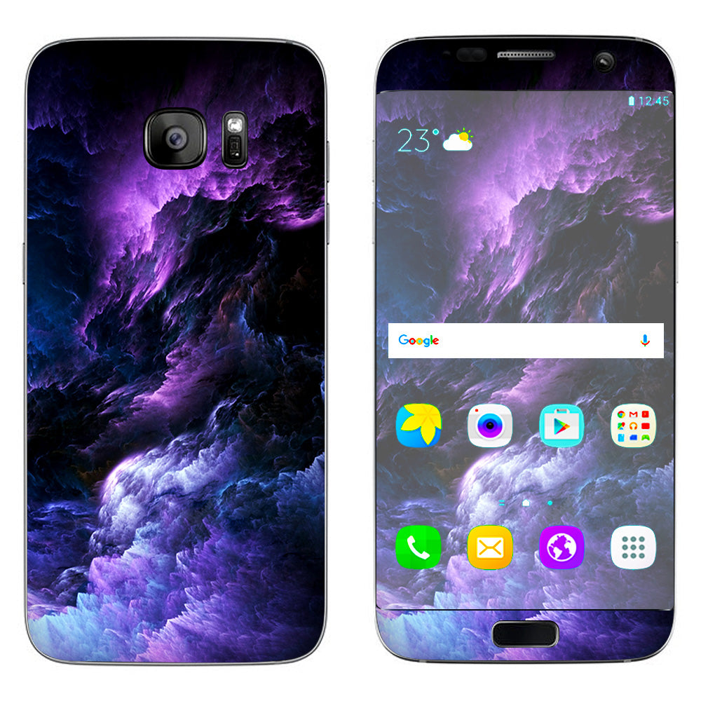  Purple Storm Clouds Samsung Galaxy S7 Edge Skin