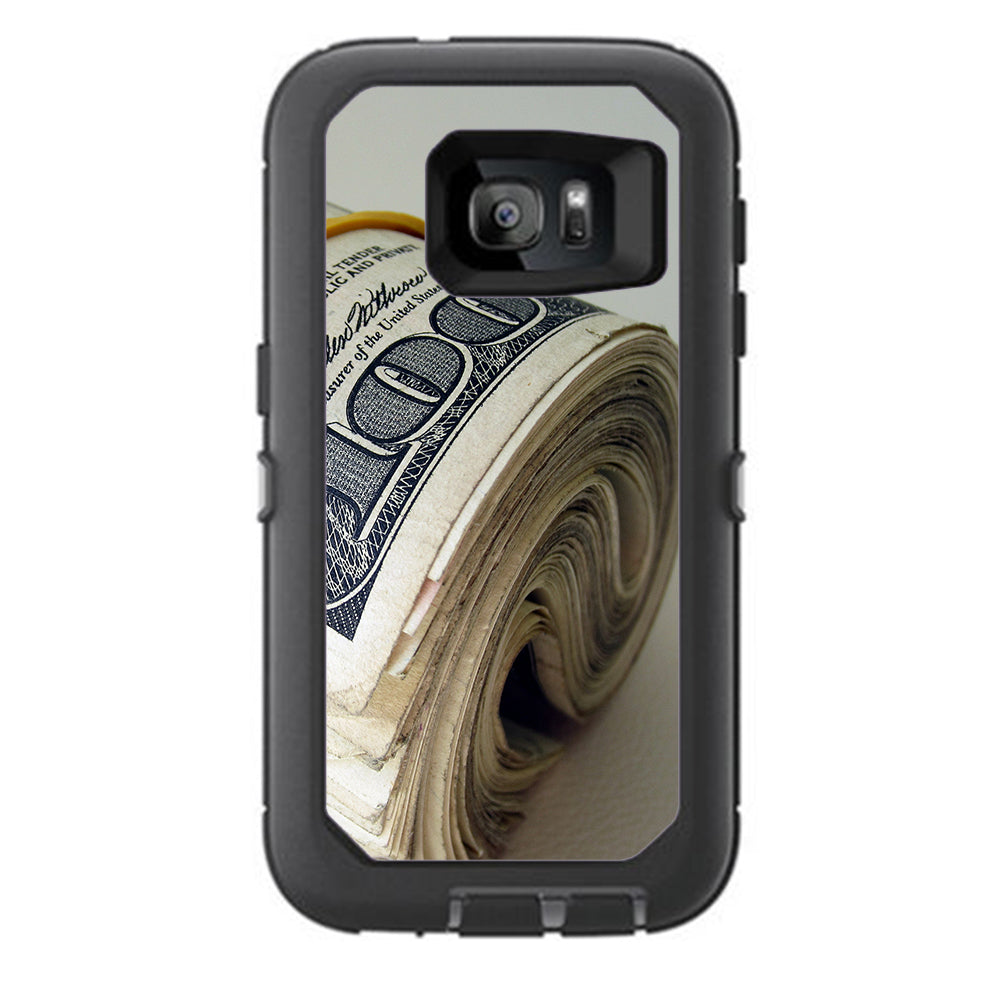  Money Roll, Dollar Dollar Bill Otterbox Defender Samsung Galaxy S7 Skin