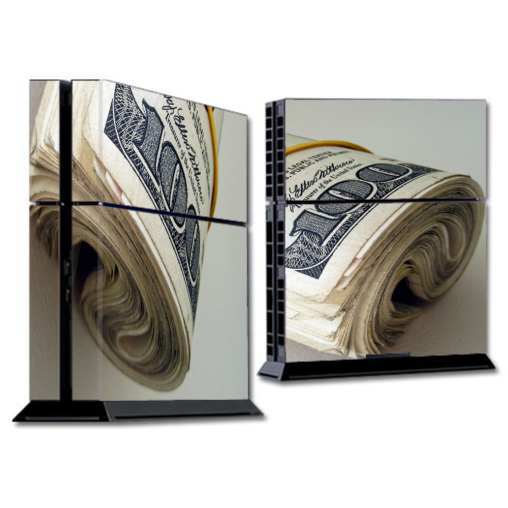  Money Roll, Dollar Dollar Bill Sony Playstation PS4 Skin