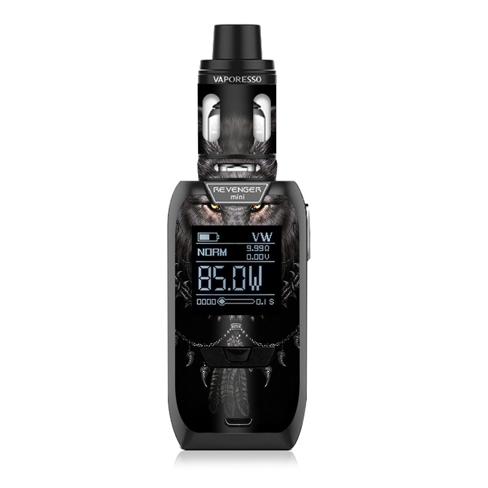  Wolf Dreamcatcher Back White Vaporesso Revenger Mini 85w Skin
