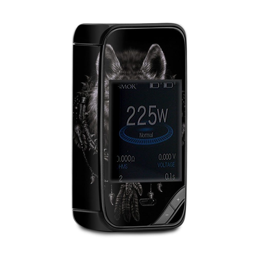  Wolf Dreamcatcher Back White X-Priv Smok Skin