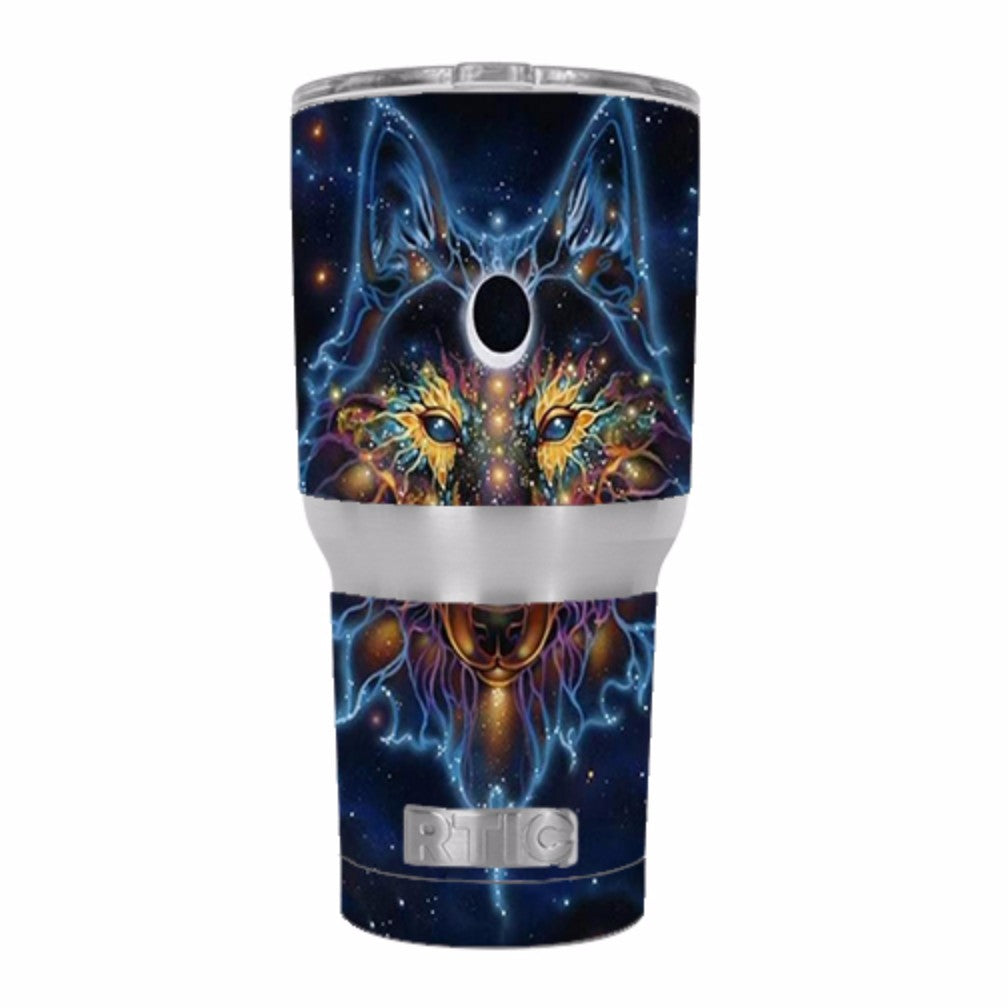  Wolf Dreamcatcher Color RTIC 30oz Tumbler Skin