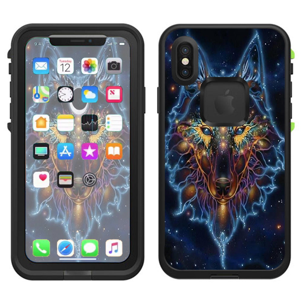  Wolf Dreamcatcher Color Lifeproof Fre Case iPhone X Skin