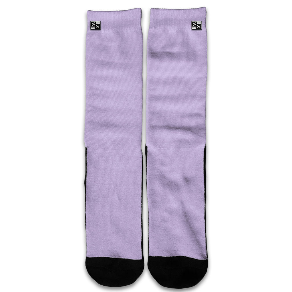  Solid Lilac, Light Purple Universal Socks