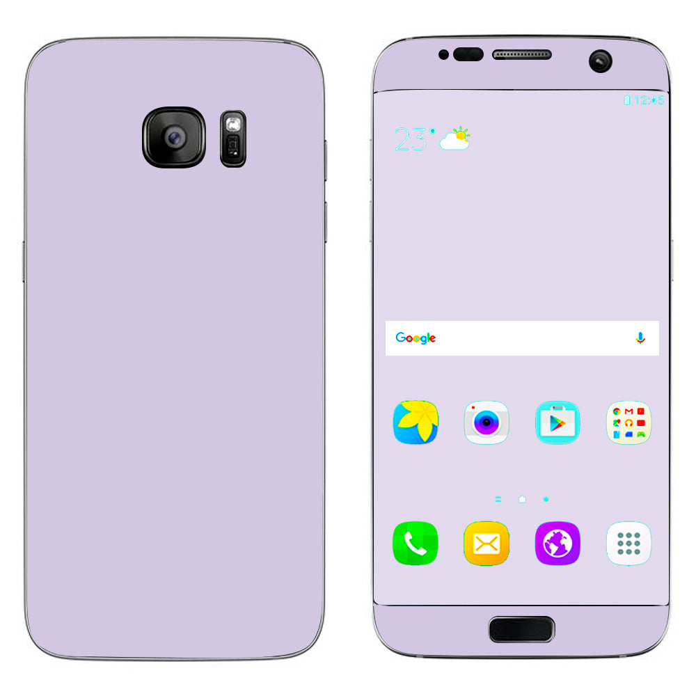  Solid Lilac, Light Purple  Samsung Galaxy S7 Edge Skin