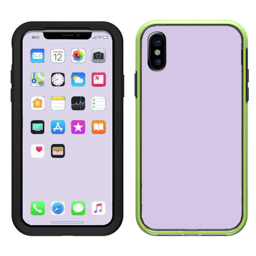  Solid Lilac, Light Purple  Lifeproof Slam Case iPhone X Skin