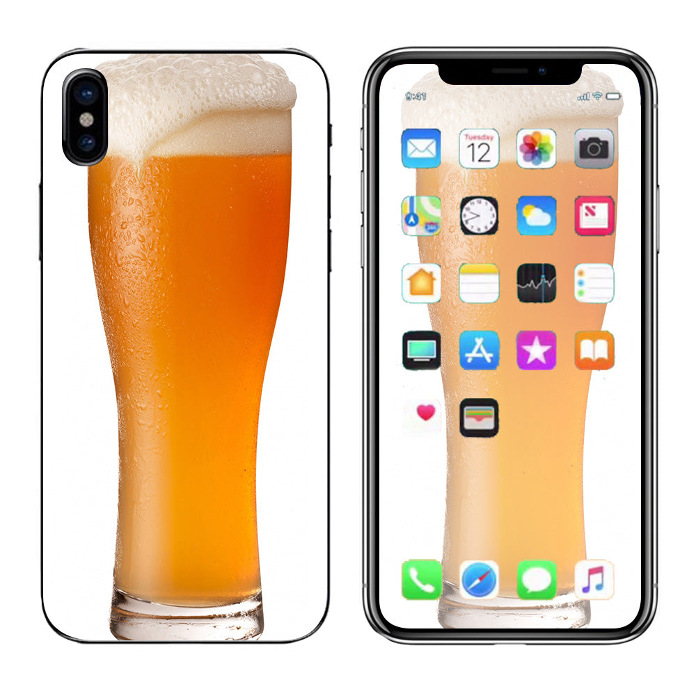  Pint Of Beer, Craft Beer Mug Apple iPhone X Skin
