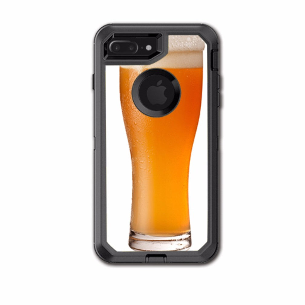 Pint Of Beer, Craft Beer Mug Otterbox Defender iPhone 7+ Plus or iPhone 8+ Plus Skin
