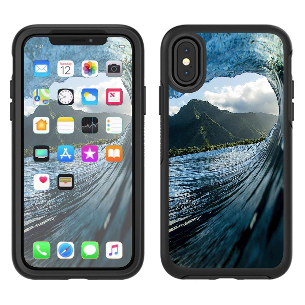  Tube Ride, Barrel, Surf Otterbox Defender Apple iPhone X Skin
