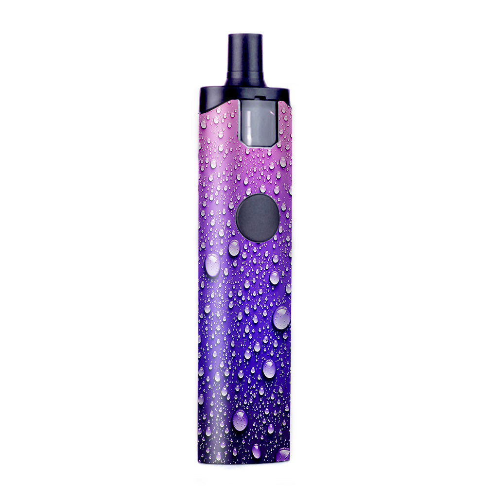  Waterdrops On Purple Wismec Motiv Pod Skin