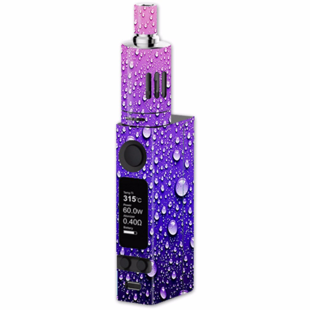 Waterdrops On Purple Joyetech eVic VTC Mini Skin