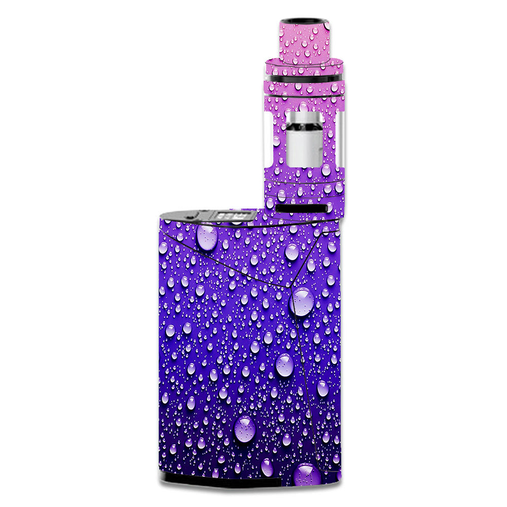  Waterdrops On Purple Smok GX350 Skin