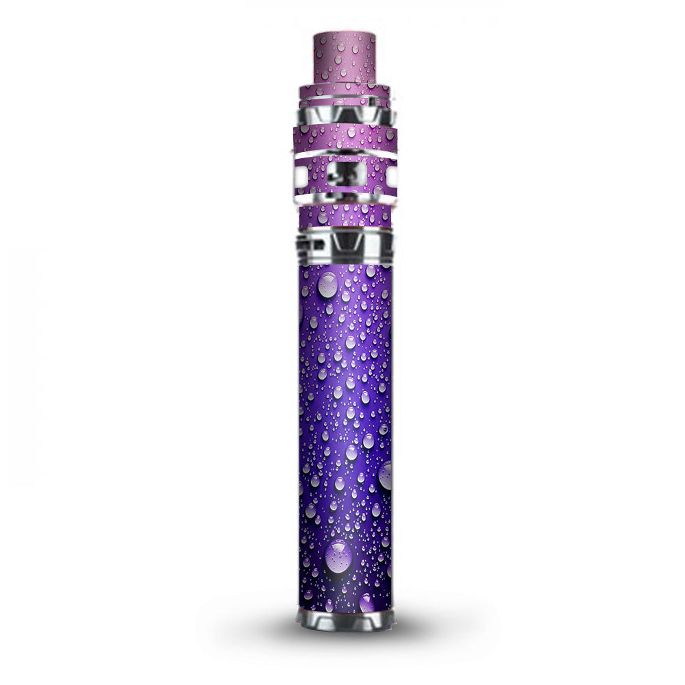  Waterdrops On Purple Stick Prince TFV12 Smok Skin