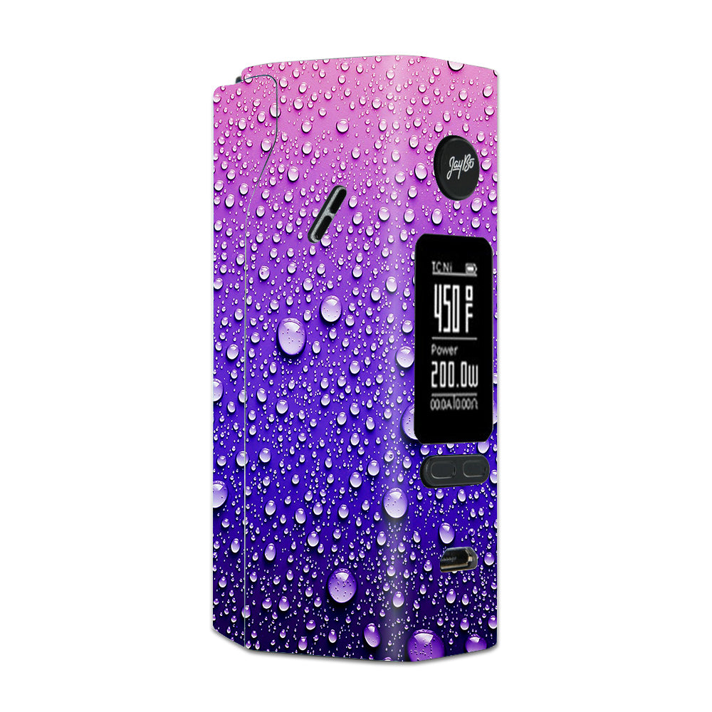  Waterdrops On Purple Wismec Reuleaux RX 2/3 combo kit Skin