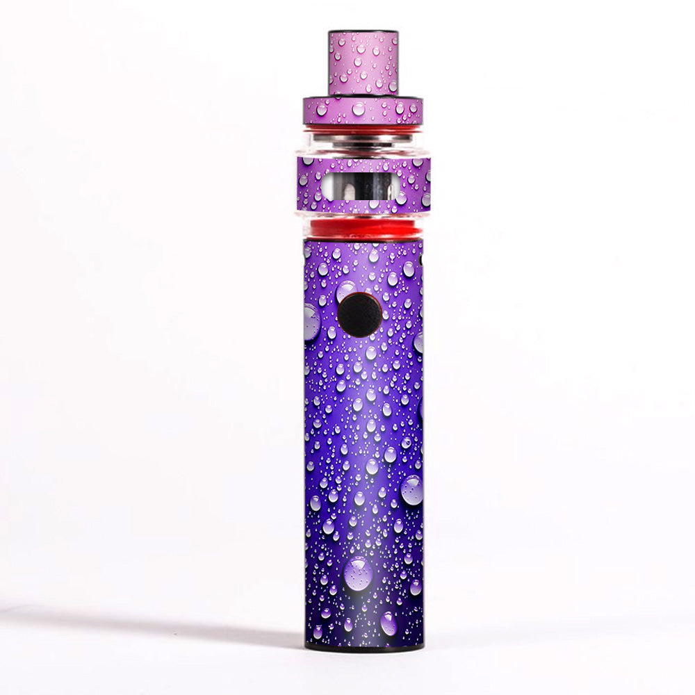  Waterdrops On Purple Smok Pen 22 Light Edition Skin