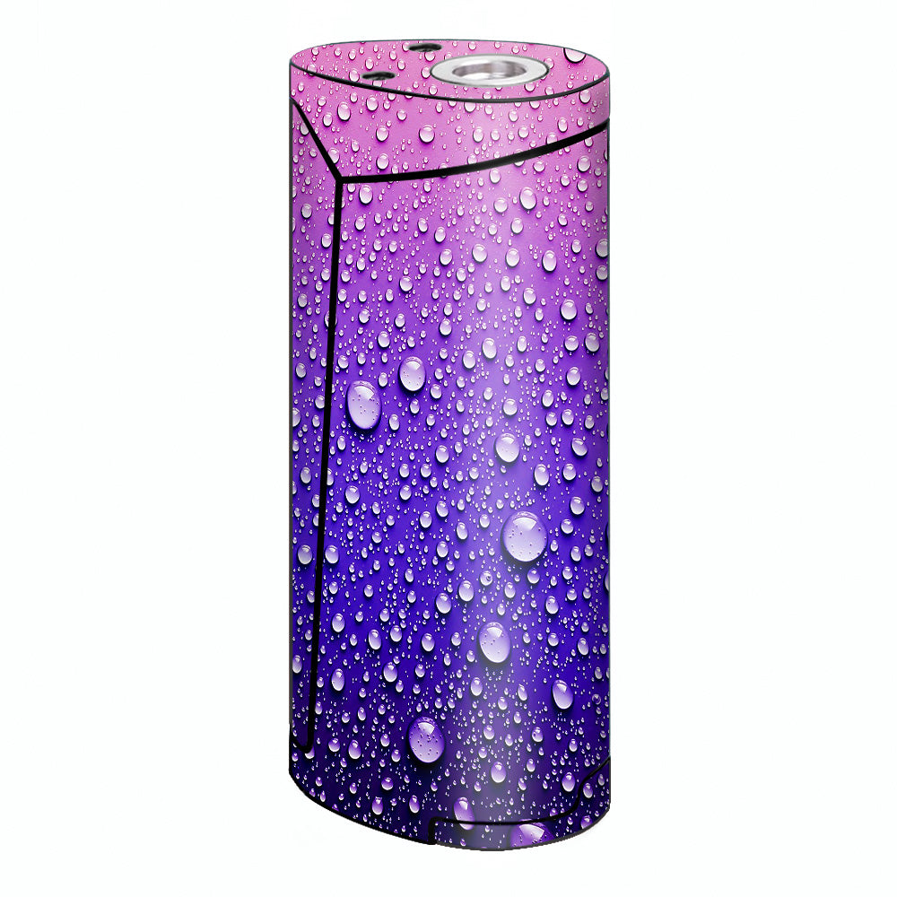  Waterdrops On Purple Smok Priv V8 60w Skin