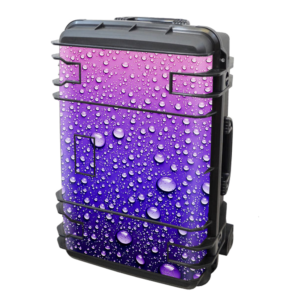  Waterdrops On Purple Seahorse Case Se-920 Skin