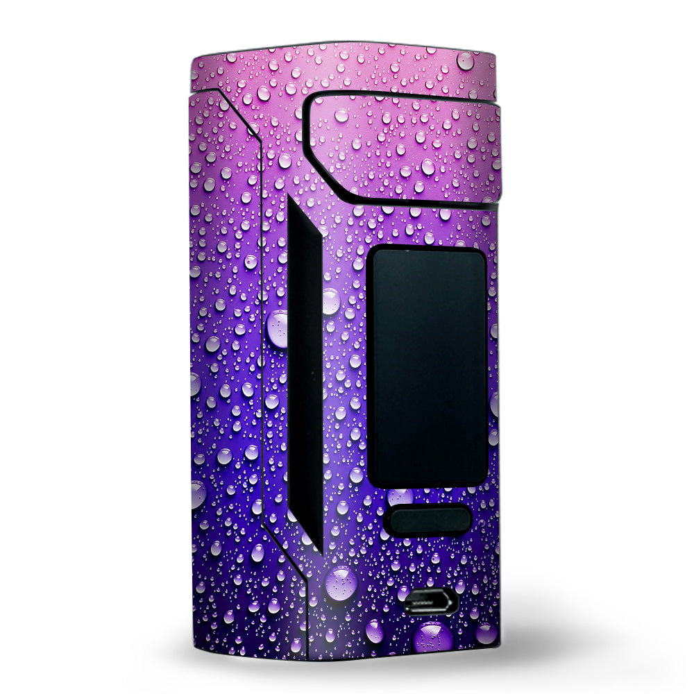  Waterdrops On Purple Wismec RX2 20700 Skin