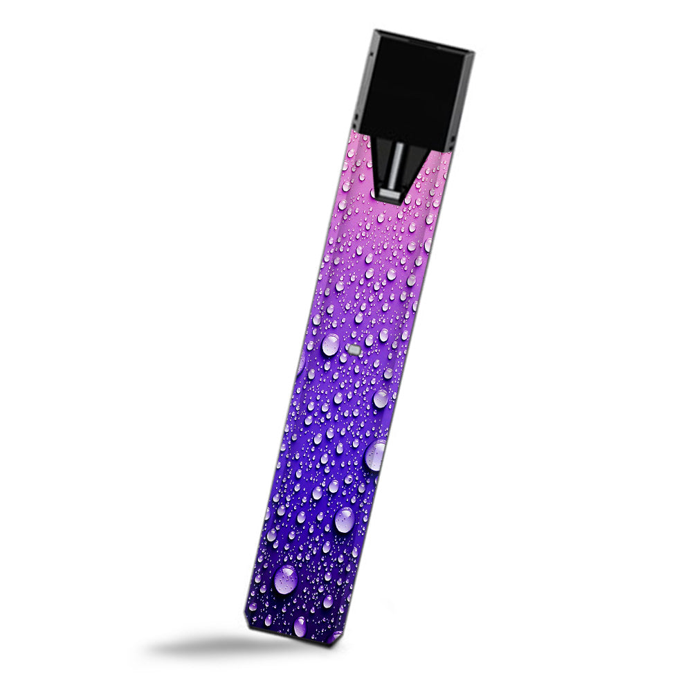  Waterdrops On Purple Smok Fit Ultra Portable Skin