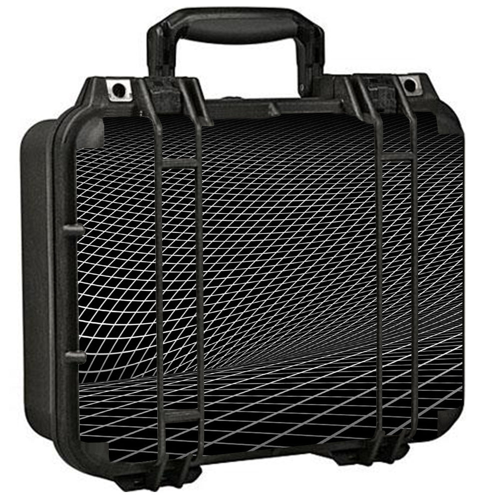  Abstract Lines On Black Pelican Case 1400 Skin