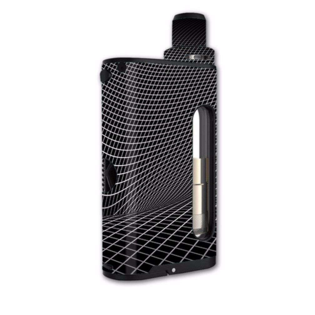  Abstract Lines On Black Kangertech Cupti Skin