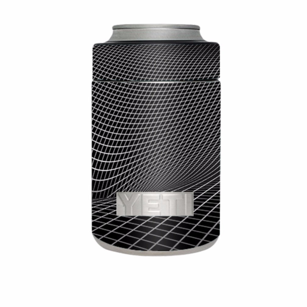  Abstract Lines On Black Yeti Rambler Colster Skin
