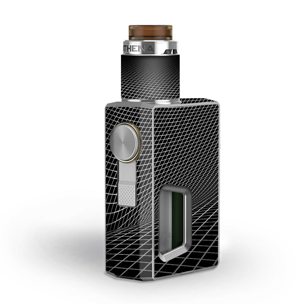  Abstract Lines On Black Geekvape Athena Squonk Skin