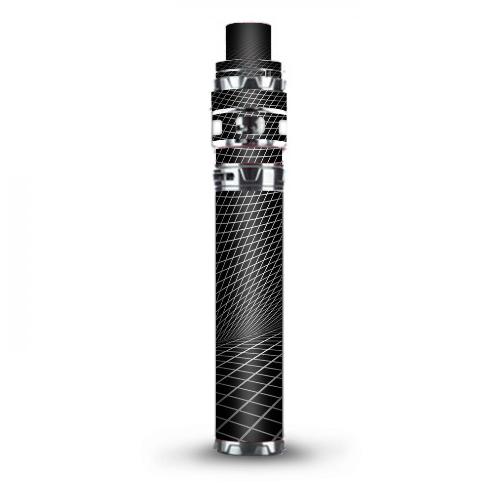  Abstract Lines On Black Stick Prince TFV12 Smok Skin