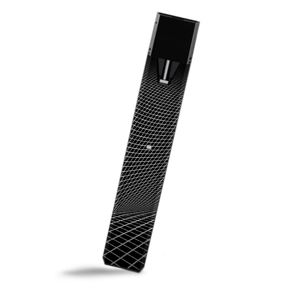  Abstract Lines On Black Smok Fit Ultra Portable Skin