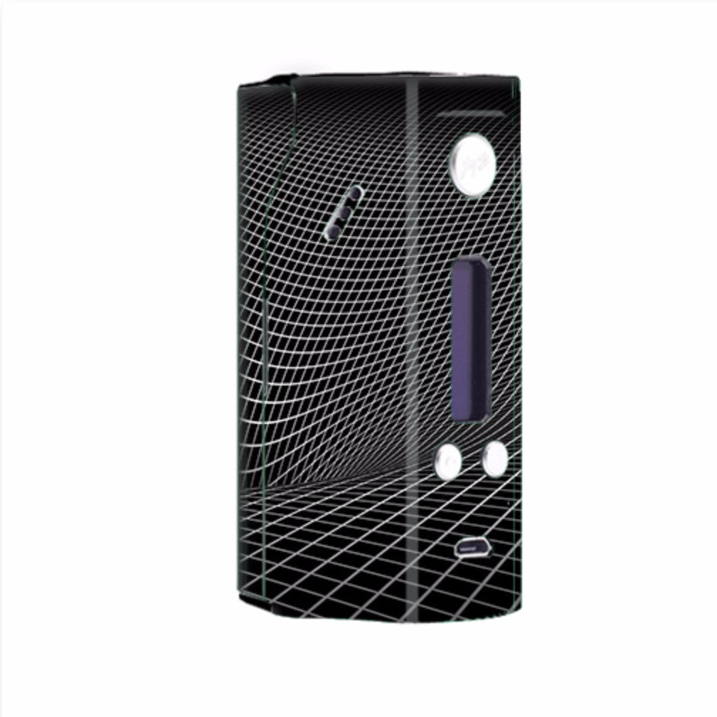  Abstract Lines On Black Wismec Reuleaux RX200  Skin