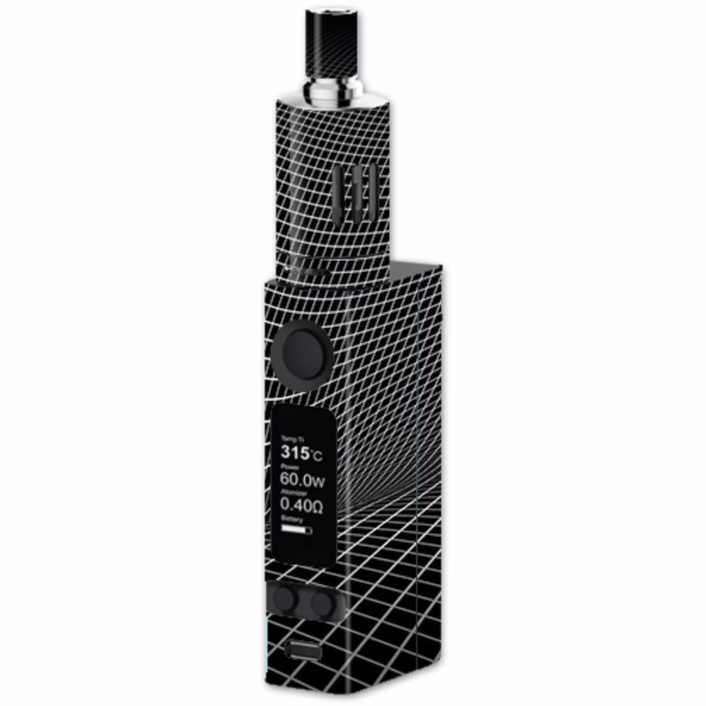  Abstract Lines On Black Joyetech eVic VTC Mini Skin