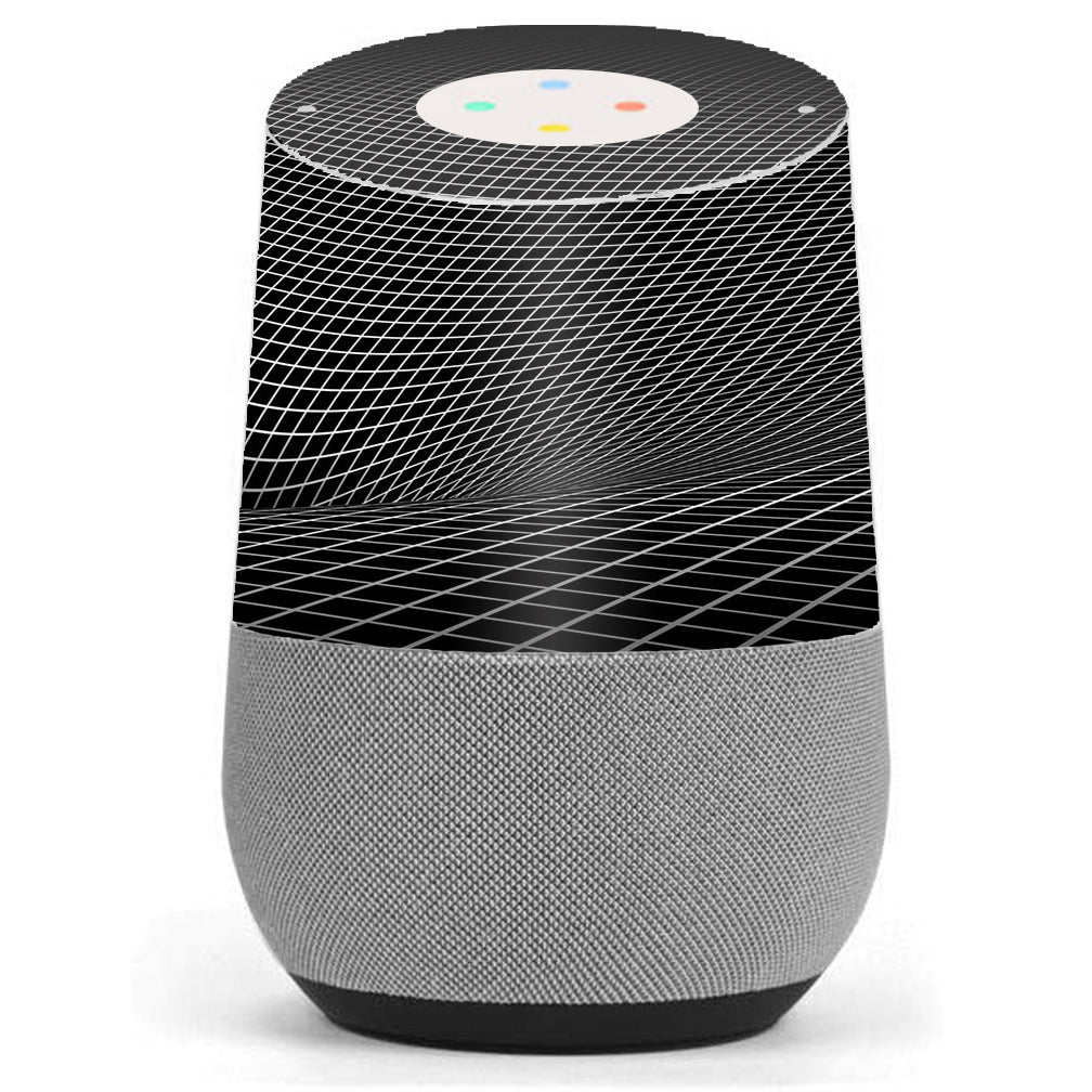  Abstract Lines On Black Google Home Skin