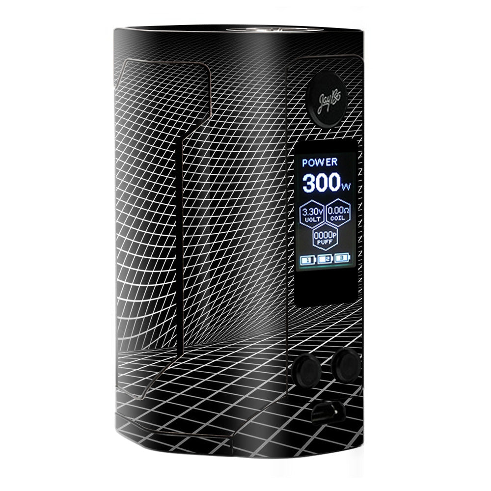  Abstract Lines On Black Wismec RX Gen 3 Skin