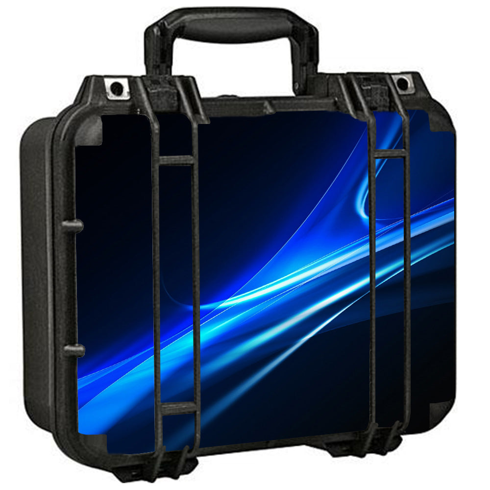  Blue Curves, Soundwaves Pelican Case 1400 Skin
