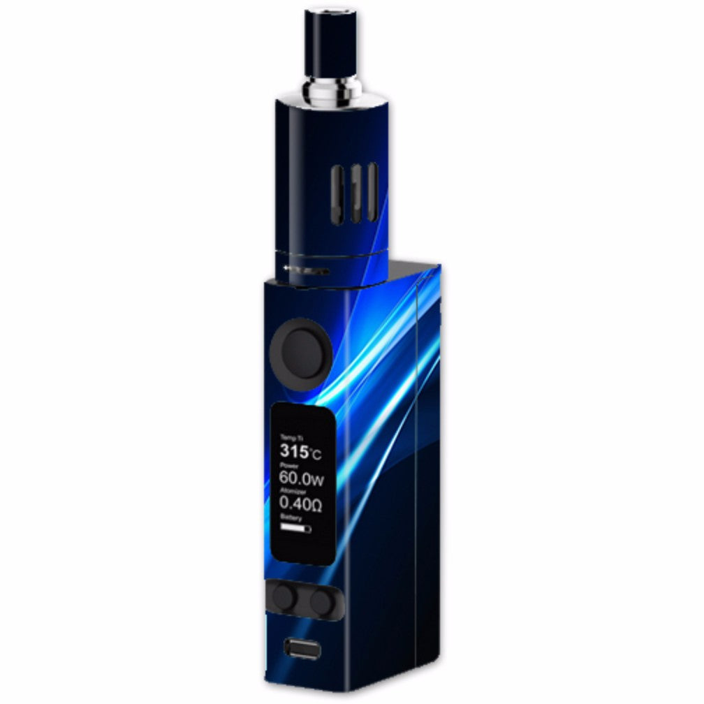  Blue Curves, Soundwaves Joyetech eVic VTC Mini Skin