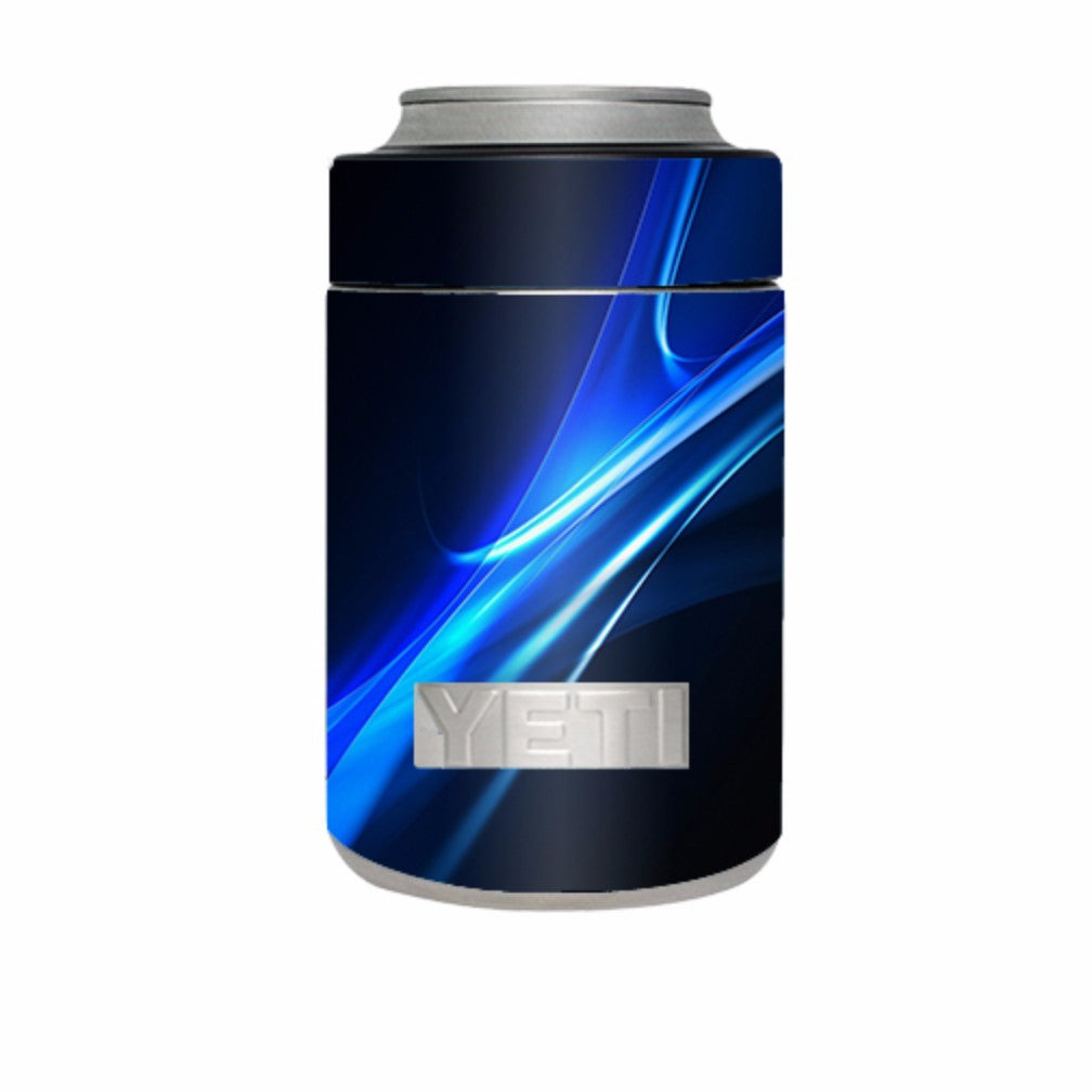  Blue Curves, Soundwaves Yeti Rambler Colster Skin