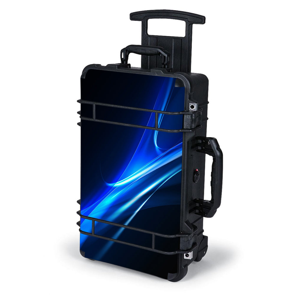  Blue Curves, Soundwaves Pelican Case 1510 Skin