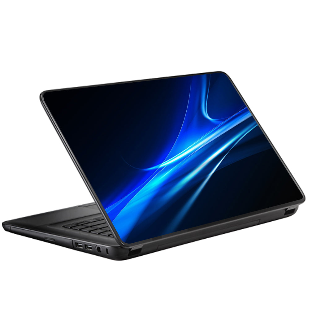  Blue Curves, Soundwaves Universal 13 to 16 inch wide laptop Skin